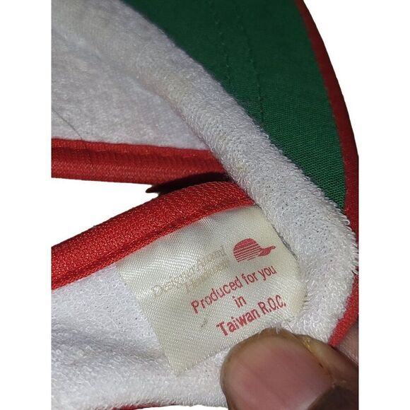 Vintage Coca-Cola Visor Unisex Red‎ White Made In USA 80s Summer Casual - Picture 7 of 7